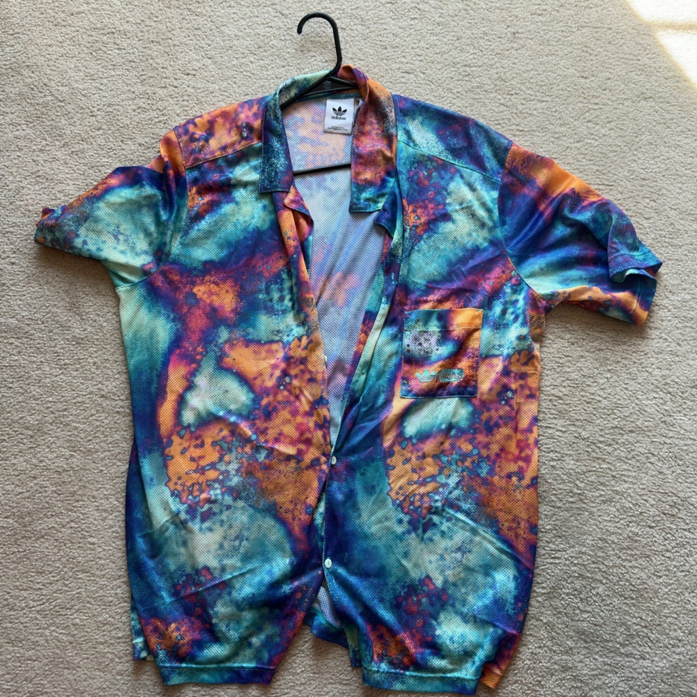 Adidas Colorful Mesh Top